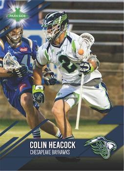 2019 Parkside Major League Lacrosse #132 Colin Heacock Front